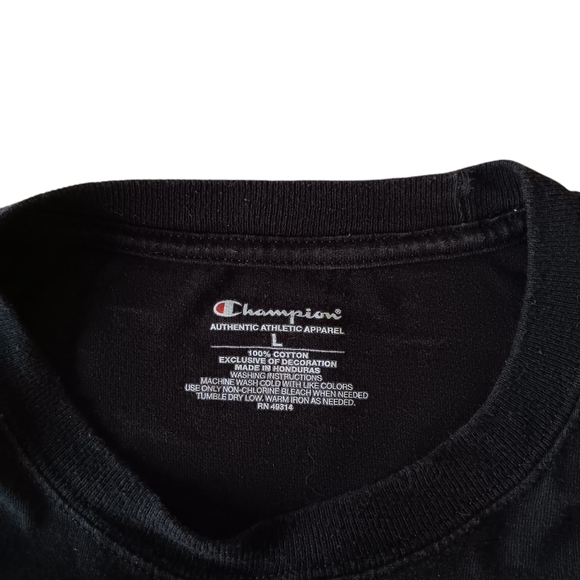 Champion Bridgewater State University men's black long-sleeve t-shirt size L - Picture 9 of 9